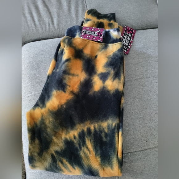 💛Yellow and black tie dye joggers - Picture 3 of 3